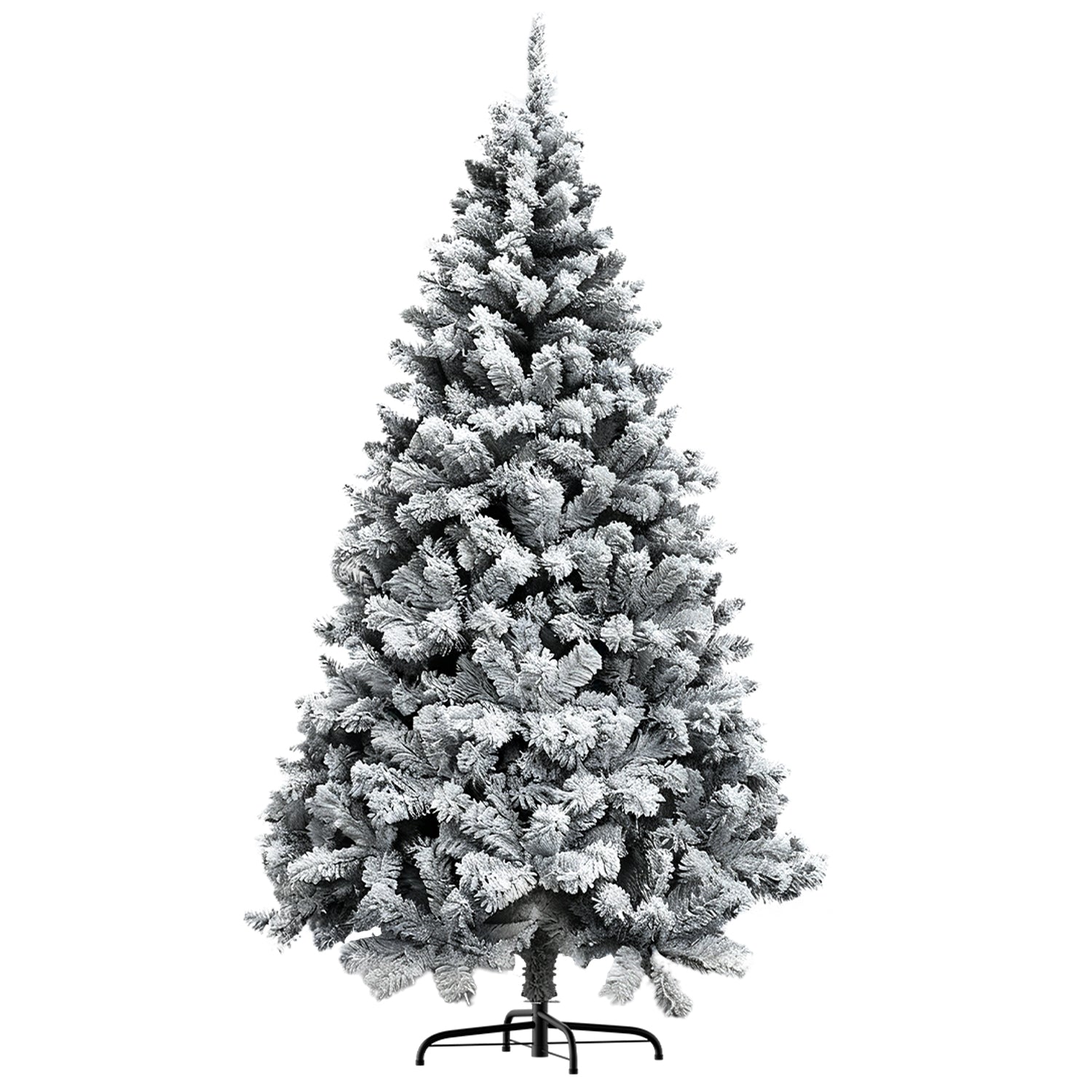 Kunstkerstboom, Opvouwbare Kerstboom met Metalen Standaard