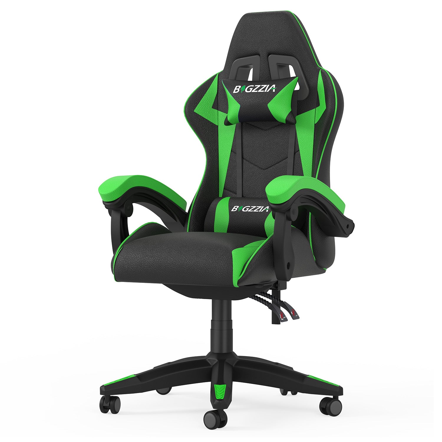 Gamestoel Bureaustoel Ergonomische Gamestoel, Bureaustoel met Hoofdsteun en Lumbaalkussen