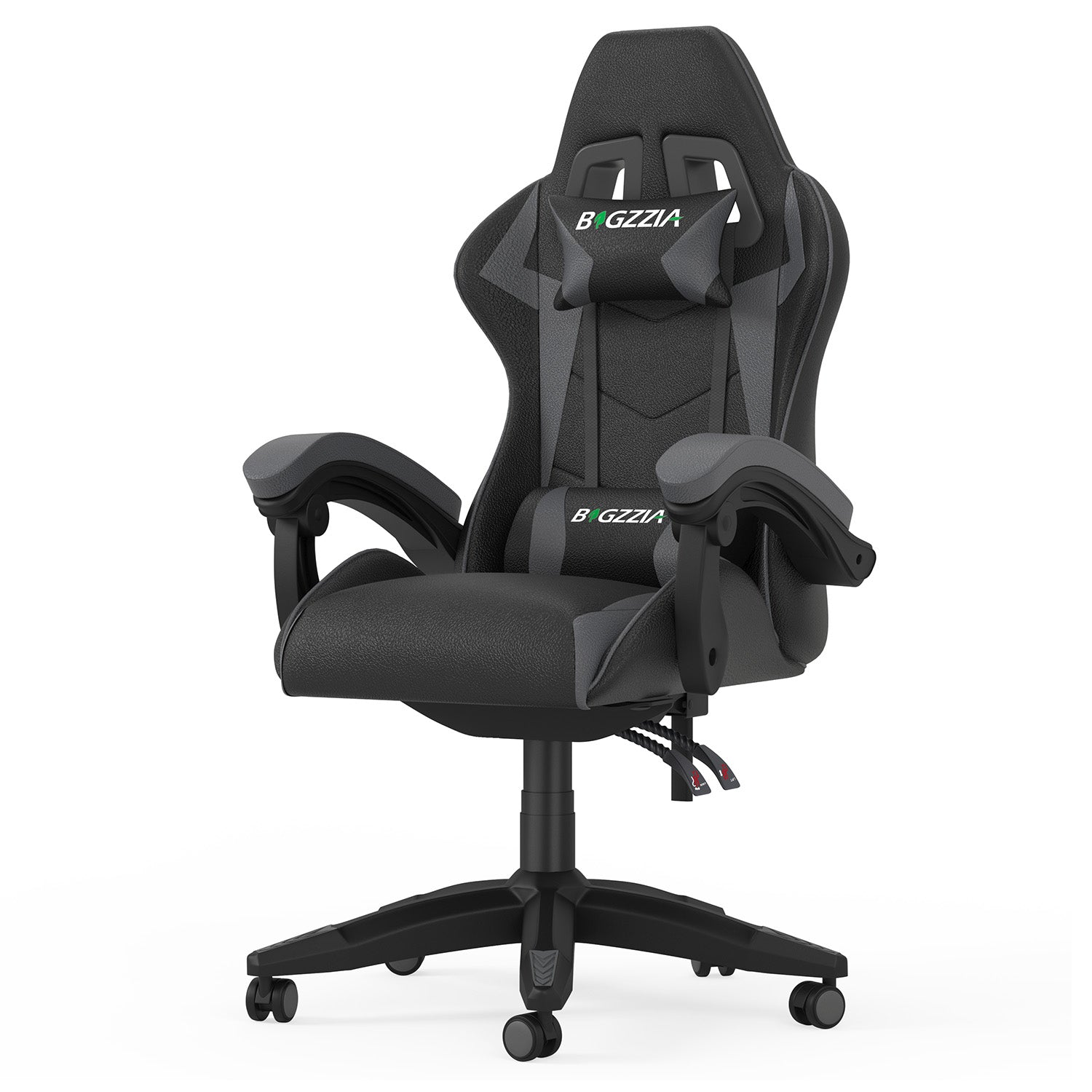Gamestoel Bureaustoel Ergonomische Gamestoel, Bureaustoel met Hoofdsteun en Lumbaalkussen