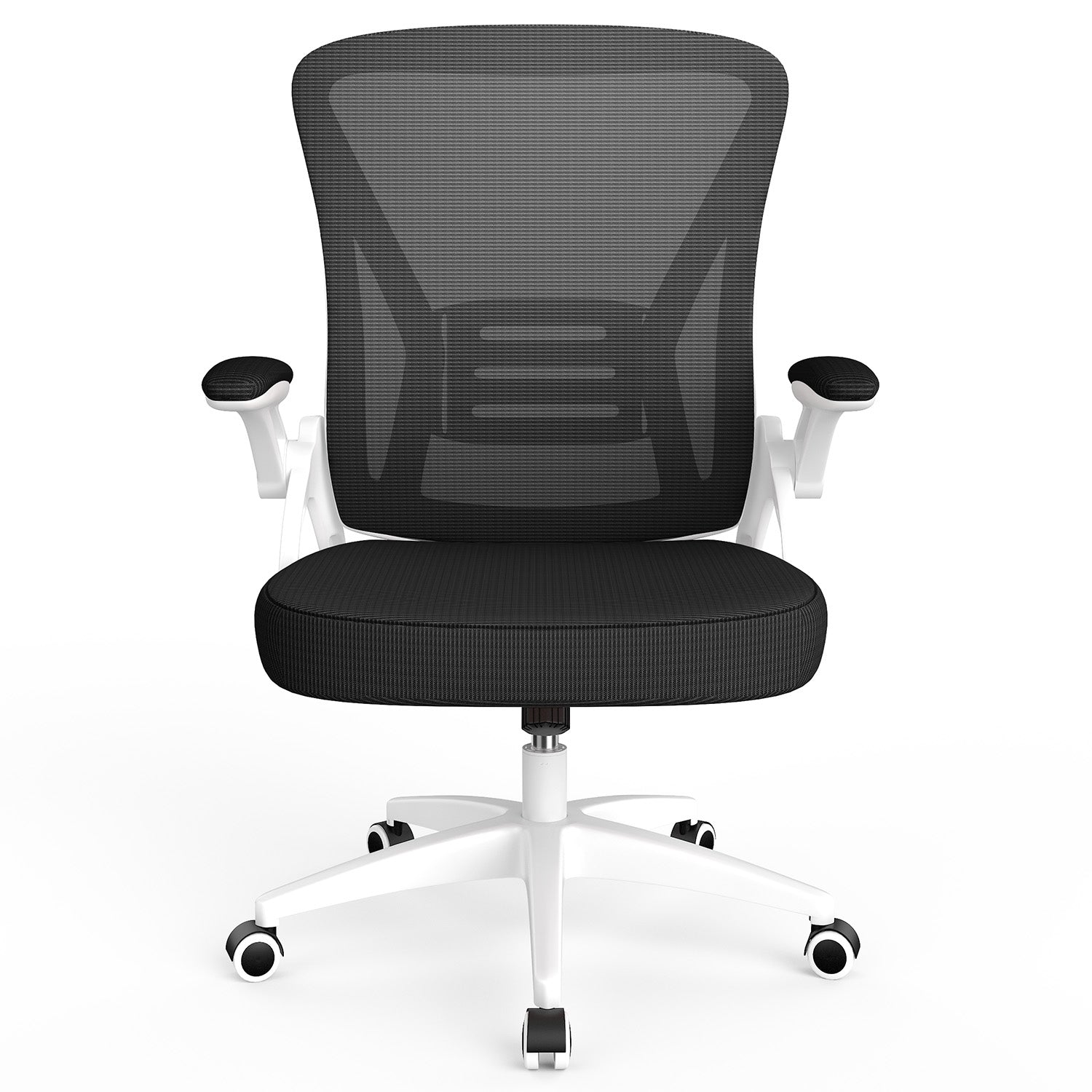 Bureau Stoel Ergonomische Bureaustoel met 90° Opklapbare Armleuning, in Hoogte Verstelbare Bureaustoel