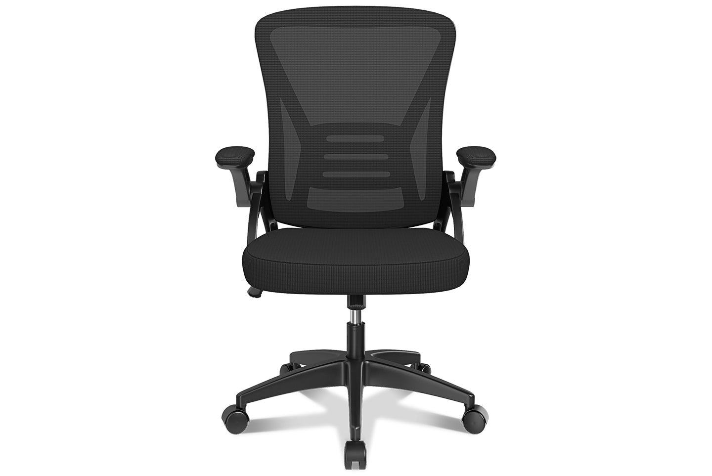 Bureau Stoel Ergonomische Bureaustoel met 90° Opklapbare Armleuning, in Hoogte Verstelbare Bureaustoel